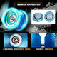 Audi Double Diamond Yo-Yo Firepower Young King Audi Double Diamond Flow Flame Competition Special Yoyo Ball Children's Metal's Metal Luminal Yo-Yo [Red Ice Flame S] Metal Luminous Ball