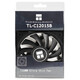 Limin (Thermalright) C12015 Ventilador del ventilador delgado de 12 cm Velocidad del ventilador 1500 RPM10% C12015B Fino ventilador