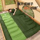 Arctic Wolf (BeiJiLang) sleeping bag adult outdoor travel winter four-season warm camping single dirt-proof cotton sleeping bag 1.8KG military green