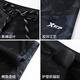 Xtep swimming trunks men's anti-embarrassment men's boxer swimming trunks myopia large size hot spring professional swimsuit black corners XL (recommended weight 130-150Jin Jin equals 0.5 kg)