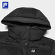 FILA official women's mid-length down jacket 2025 winter 90 goose down high-pile 740+ warm and cold-proof jacket