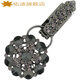 Rhinestone fur buckle fur buckle mink rhinestone button duckbill buckle drill pair fur women 3 silver 1047 cm
