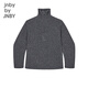 
jnby by JNBY Jiangnan cloth children's clothing wool pullover sweater thin needle single-sided autumn and winter boys and girls children 1OA310140 021/charcoal ash 110cm