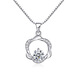 Fat Donglai same style platinum pendant for women without chain PT950 platinum women's platinum necklace single platinum style 2