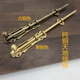 Yusenyi Chinese door copper bolt antique garden door lock door buckle Tianmen latch extended wooden door copper door bolt length 50cm plug rod thick 1mm bronze color