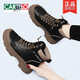 Martin-Stiefel mit Cartelo-Dickdickern 2025 Frühlings- und Herbst-New British Style Casual Short Stiefel High Top Damenschuhe Retro Look Small 1591m Single Schuhe 39