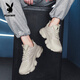 Playboy (Playboy) Daddy Schuhe Herrenschuhe 2025 Sommerschuhe Herren lässige Schuhe dicker alleiner atmungsaktiver Sportschuhe Beige 41