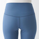 Muji Walker Frauen leicht trocknend halb Langhose Big04a3s Leggings Blau M.