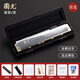 Guoguang harmonica 28-hole polyphonic C key for beginners students, children, men and women self-study entry door organ instrument C key 28 holes silver wide range polyphonic + full