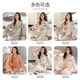Modallo pajamas for women in spring and autumn pure cotton long sleeve middle-aged and elderly mothers' home clothes set 2025 new 9227 pure cotton new Autumn M 160 weight 80-100 Jin [Jin equals 0.5 kg]
