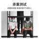 三栖虎盛宇洗衣机置物架架子滚筒翻盖上方阳台落地收纳架家 1500*500*1830四层(默认白色黑