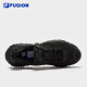 Fila Fusion Fila Modemarke Harte Süßigkeiten Männer Schuhe Winter dicker Sohle Erhöhung Schuhe Sneaker Schwarz Daddy Schuhe Auto Schwarz/Schwarz-SB 40.5