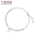 Lukfook Jewelry Platinum Bracelet Luck Lucky Circle Plate Platinum 950 Bracelet Price Approximately 2.70g