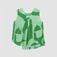 
Bobo [Mulberry Silk] Bobobo dot geometric shirt for women's summer new style shopping mall same sleeveless shirt BDR2HD1343 L14 forest green flowers L