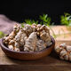 [Großhandelspreis] Sonderklasse 60 Köpfe von Panax Notoginseng Authentic Wild Field 71 Grad Chinesische medizinische Materialien Yunnan Chun Panax Notoginseng Ganze ausgewählte 60 Köpfe Panax Notoginseng 250 Gramm