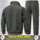 
Xijing Pure cotton thickened electric welding anti-scalding work clothes set for men and women Spring and Autumn Thickened wear-resistant camouflage clothing Electric welding labor protection clothing Pure cotton military green 681 set [top + pants] 180/2XL (145-155Jin [Jin equals 0.5 kg])