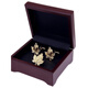 Chuangjingyi elige Broch Men and Men's Gold Gold Silver Men's Broche Traje Broche Silver Maple Maple Leaf Brooch Gemylink Set