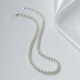 Pearl Queen S925 Silver Freshwater Pearl Necklace 6-7mm Nearly Perfect Round Extremely High Light Clavicle Necklace Birthday Gift for Girls