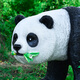 Yi Mingyuan outdoor large cartoon panda ornaments simulation animal park community sculpture landscape kindergarten floor decoration combination three