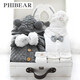 Phibear baby gift box supplies newborn boy clothes meeting gift box spring and summer thick full moon one-year-old gift collection autumn and winter little gentleman D type-gift box 59cm (0-3 months baby) newborn