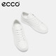 爱步（ECCO）*休闲板鞋男鞋 轻便小白鞋软底休闲鞋平底鞋男 柔酷60周年582404 白色58240401007 40