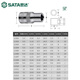 Sida small ratchet hexagonal long sleeve 6.3mm extended sleeve 1/4 sleeve head Short sleeve 11304 Hexagonal short sleeve 5mm