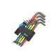 Vera (WERA) Germany 967/9 TORX HF colored star plum blossom wrench set metric with holding function 05024179001 (TX8-TX40)