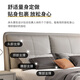 
Azusa House Bed Double Bed 1.8m 2m Simple Master Bed Large Bed Solid Wood Storage Bed Household Bed Leather Bed 7029#