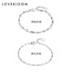 Blooming Love Platinum Bracelet Women's pt950 Platinum Carambola Bracelet Twist Chain Anklet Fashion Hand Jewelry Bracelet Platinum Carambola Anklet Approximately 3.19g With Extension Chain