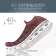 Binxin Belle Outdoor Couple Hiking Shoes Women's Summer Sports Flying Mesh Shoes Breathable Lightweight Soft Soled Travel Hiking Socks Shoes Men's Fantasy Orange 36