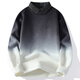 Loi cool automne et chaland décontracté d'hiver pull pour hommes épaissis épaissis de pull chaud de sous-vêtements de base de base pour hommes 9756 rouge 2xl