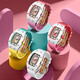Bugatti (bonest gatti) Phantom Series Feme's Full's Full Automatic mécanicale Light Luxury Diamond Inclay Watch Birthday's Birthday's Birthday to Girlfriend Bg9906-L1 Céramique blanc