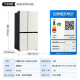 
LG 655-liter double door refrigerator double door air-cooled frost-free energy-saving frequency conversion multi-dimensional air curtain clean and fresh, anti-fingerprint tempered glass door ultra-thin large capacity household [Shop selection recommendation] White S652GTW16B