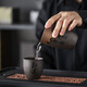Jianfeng high-end Yixing raw mineral purple sand kung fu tea set complete set for office and home gifts housewarming and opening gifts contentment and happiness (8 teacups with different words)