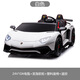 JHBEE two-seater Lamborghini 1-8-year-old electric car large four-wheel parent-child sports car toy car can be used for adults paint powder + 24V14A + pneumatic wheel + leather seat Light sound brushless motor