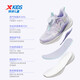 特步（XTEP）儿童小童氢风5.0旋钮扣透气轻便跑鞋 淡紫色/雪青紫 33码
