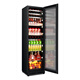 PULADI variable frequency first-level energy-efficient ice bar home living room refrigerator office refrigerator tea cabinet embedded red wine cabinet constant temperature fresh cabinet frost-free ultra-thin vertical dual-temperature beverage cabinet 1.775 meters independent dual-temperature black frequency conversion level 1 202L