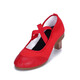 Xu Qixing Square Dance Shoes Женская новая мягкая мягкая ткань танцевальная обувь весна и осень четыре сезона танцевальные туфли с низкой каблукой танце