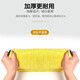 Pet quick-drying deerskin absorbent towel thickened cat bath absorbent towel other beauty care products pet bath towel-30*60 gray-yellow-1 piece