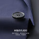 Shanshan Light Luxury Wool Suit Men's New Business Casual Suit Two-piece Groom and Best Man Wedding Dress Royal Blue L 175/92A-175/82A