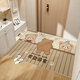 No-Size Floor Matte Eingangstür Largegröße Fußmatte Eingang PVC Löschlich und geschnittener Cartoon-Eingangstür beständiger Panda 12122 1 Stück 120 cm*240 cm (reinigt, sobald Sie abwischen)