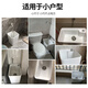 Hengmeng bathroom mini mop pool small size 30x30 household square ceramic mop pool small apartment balcony mop pool 35cm 129 arc 35*35 can drain left and right