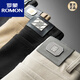 ROMON business woolen casual pants men's trousers in autumn and winter thickened warm and fur straight wool trousers black PM9712 29