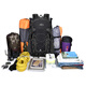INOXTO Eagle Figure 40L Large Capacity Hiking Backpack Outdoor Camping Water-Repellent Mountaineering Bag 443A-1 Black