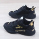 
mike balter men and women couple shoes embroidered mesh breathable shoes Pippen dad shoes men's inner heightened running shoes casual shoes sports shoes 9902-1 black gold mesh 41