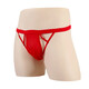 Yu zhaolin (yuzhaolin) sexy transparentes Schnalle-Mesh atmungsaktiven Unterwäsche Hohllagen schöne Hüfte Tanga T-Pants NK2131 Schwarz 1 Stück Einsgröße (110-140jin [Jin gleich 0,5 kg]))