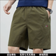 
YLIN TOMMY American Tommy Tommy Shorts Men Flagship Summer Casual Cropped Pants Men Pure Cotton Straight Beach Pants Men 9215 Navy Blue 3XL Recommended 160-180Jin [Jin equals 0.5 kg]