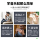 上海敦煌24孔复音口琴A/B/C/D/E/F/G高级成人中老年人舞台专业演奏级 银色D调+全套学习礼包