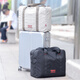 Mikato Trolley -Tasche Hanging Bag Handheld Reisetasche Frauen große Kapazität Aufbewahrungstasche Klappern leichter Trolley -Tasche Reisetasche verbessertes Version Schwarz Medium
