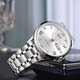 I/W CARNIVAL HWGUOJI Swiss Famous Watch Top Ten Brands Men's Full Automatic Mechanical Watch Imported Movement Double Calendar Luminous Waterproof Watch Aiwochi Silver Steel Band White Floor + Same Model + Exquisite Gift Box [679]